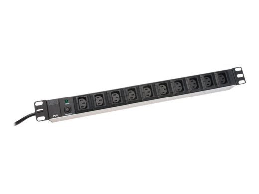 Digitus alumiinium pistikupesa riba, IEC C14 pistik DN-95404 pistikute arv 10