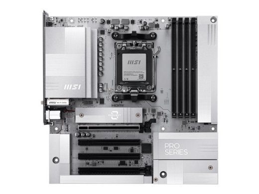 MSI PRO B850M-A WIFI PZ Töötluskiirus AMD Töötluskiuse pesa AM5 DDR5 Toetatud kõvaketta liidesed SATA, M.2 SATA ühenduste arv 4