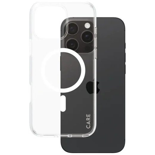 CARE Flagship Ümbris Tagakaas Apple iPhone 16 Pro Max Taaskasutatud plast Valge MagSafe