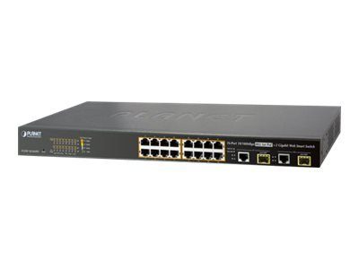PLANET FGSW-1816HPS 16-Portiline Fast Ethernet Lüliti