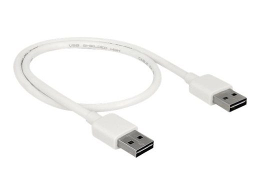 Delock lihtne USB-kaabel 50cm valge