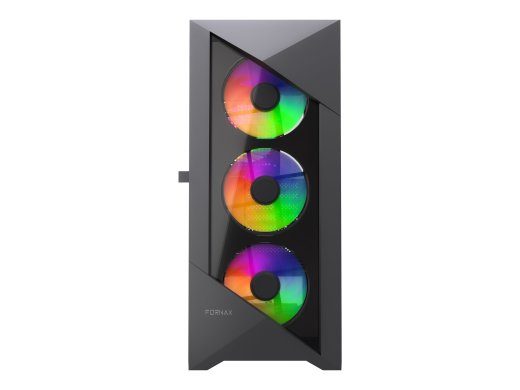GEMBIRD arvutikorpuse Fornax 9000 ATX - ARGB taustvalgus must
