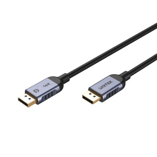 UNITEK C1626GY01-1.5M DisplayPort kaabel Must, Hall