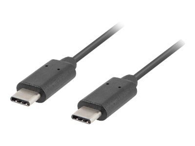 Langberg CA-CMCM-10CU-0010-BK kabel USB 2.0 1m USB-C M/M Black