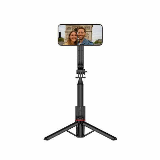Swissten Bluetooth Selfie Stick Tripood (ühildub MagSafe-ga)