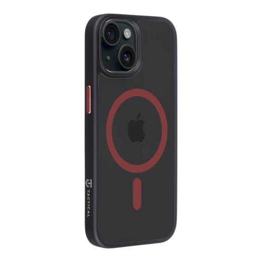 Taktikaline MagForce Hyperstealth 2.0 kate iPhone 15 jaoks / must/punane