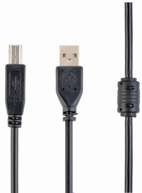 Gembird CCF-USB2-AMBM-15 USB 2.0 kaabel USB-A kuni USB-B 4.5m / must