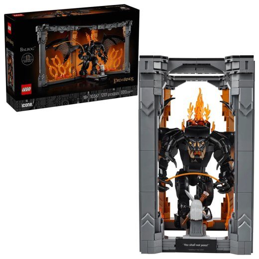 LEGO IKONAI 10367 The Lord of the Rings: Balrog knygų nėrinys