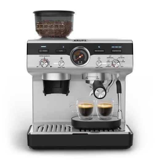 Krups Precision XP801T10 pusiau automatinė kavos mašina 3L juoda