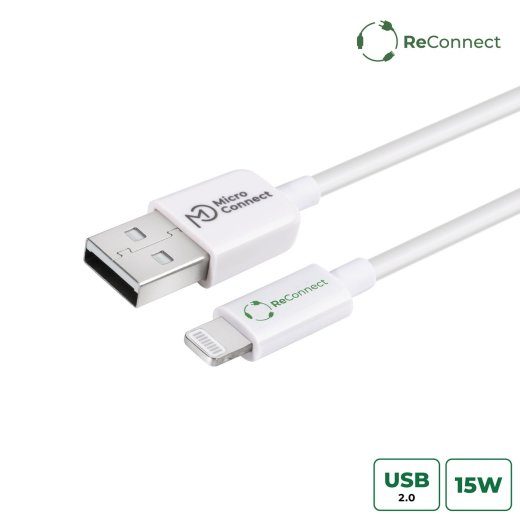 ReConnect (GRS) USB-A 2.0 iki Lightning kabelis, 2m