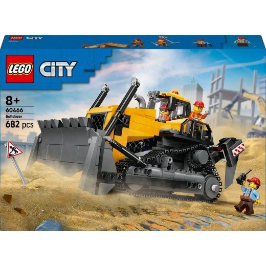 LEGO CITY 60466 buldozerio statybos rinkinys