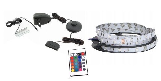 QIU 2D1K RGB kapivalgustus
