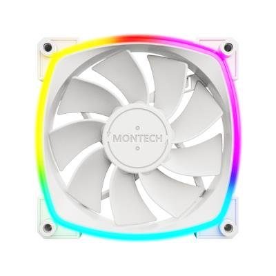 KORVUSE FAN 120MM/RX120 PWM VALGE 3 ÜHES MONTECH