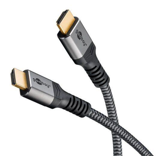 Goobay HDMI 2.1 kaabel 8K 60Hz 5m hõbedane