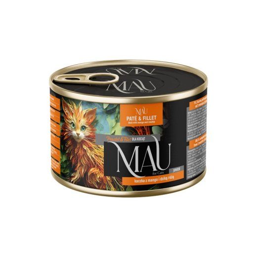 MAU Pate and Fillet Junior hani mangoga ja roosiõiega - 185g märgkassitoit