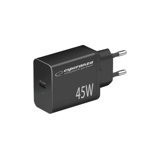 Esperanza EZC108K 45W Black Mains Charger