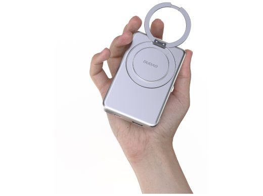 Dudao K28S juhtmevaba powerbank 5000mAh 20Watt hõbedane
