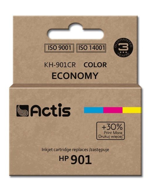 Actis KH-901CR tint HP printeri jaoks; HP 901XL CC656AE asendab; Standard; 18 ml; värvus