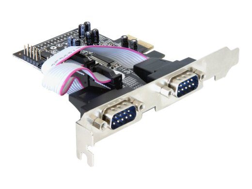 DeLock 4 x Serial PCI Express kaart Serial Adapter PCI Express x1 230.4Kbps