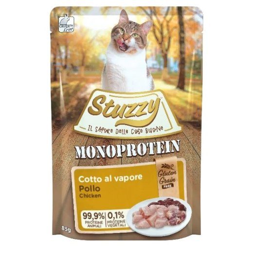 STUZZY Monoproteiin Kanaliha - märgkassitoit - 85 g