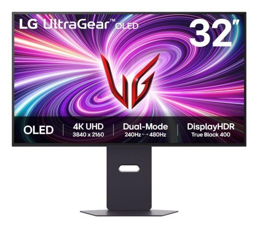 Monitor LG 32 " 3840 x 2160 pixels 4K Ultra HD natūralus aspekto santykio 16:9 OLED plokščias 32GX870A-B