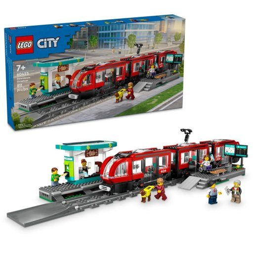 LEGO CITY 60423 Miesto tramvajus ir stotis