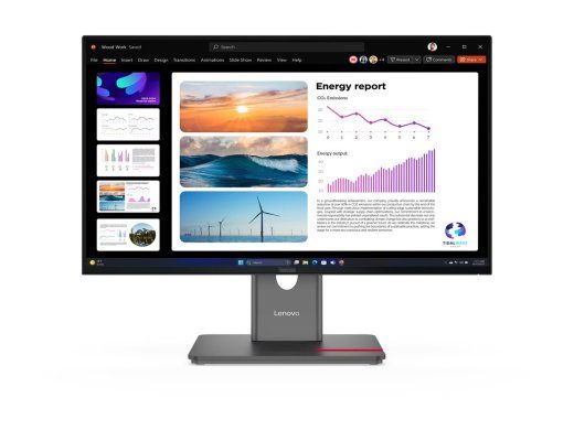 Lenovo ThinkVision P24Q-40 24 colių 2560 x 1440 (2K) HDMI DisplayPort 120Hz Monitorius