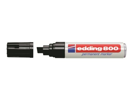 edding 800 marker Black