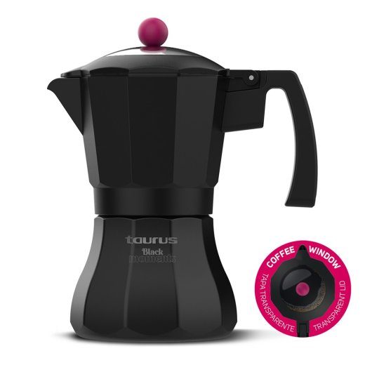 Taurus 6-cup Black Moments coffee machine KCP9006l