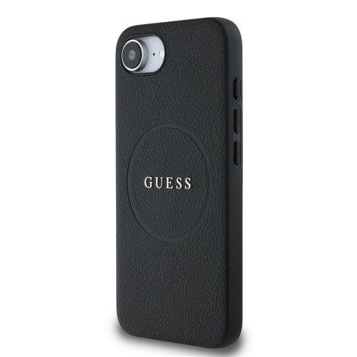 Guess PU Grained Classic Logo MagSafe ümbris Apple iPhone 16e jaoks