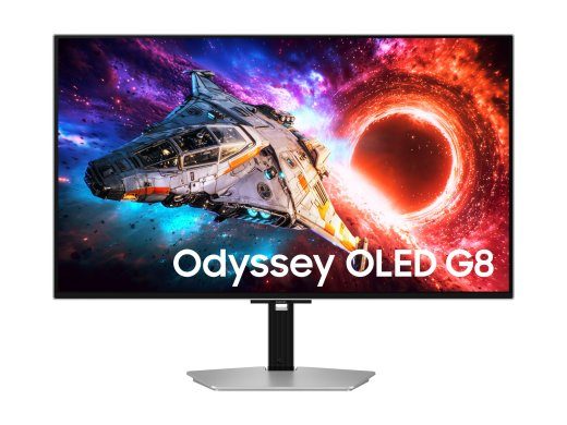 Samsung LS32HG800SUXEN Odyssey OLED G8 32 " OLED 4K 16:9 240 Hz 0.03 ms 3840 x 2160 pikseliai 300 cd/m² HDMI prievadų kiekis 2 Sidabrinė