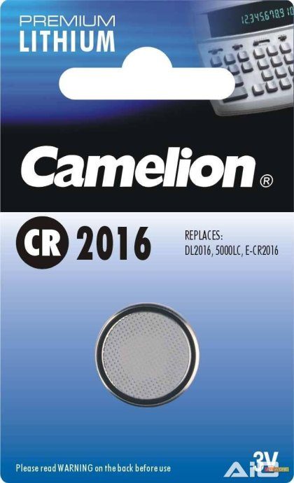 Camelion CR2016-BP1 CR2016 Lithium 1 vnt.
