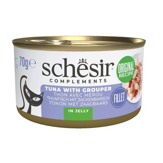 SCHESIR Tuunikala meriahvenaga želees - märgkassitoit - 70g