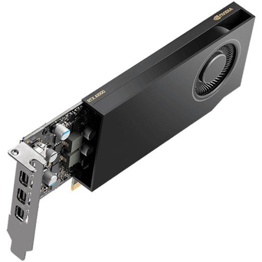 PNY NVIDIA A1000 8GB LowProfile OEM Version, PCI-Express 4.0 x16, LP, 8 GDDR6 128-bit, 4x Mini DP 1.4, 1x LP bracket