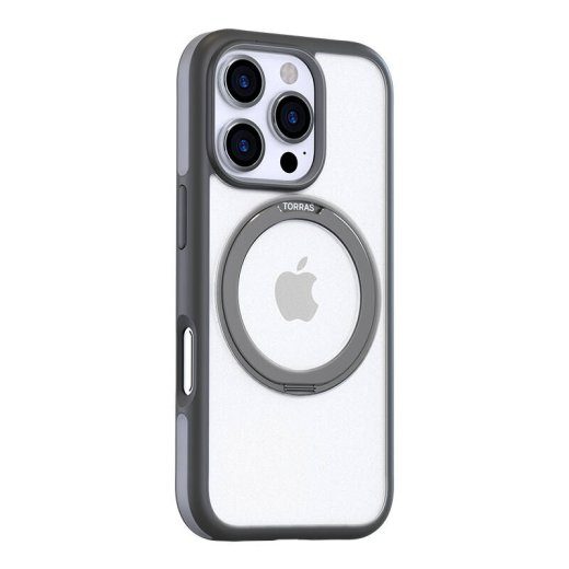 Torras Ostand R Fusion ümbris iPhone 16 Pro jaoks (hall)