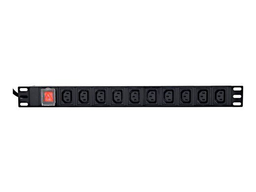 EnerGenie EG-PDU-10C132C19 riiulivõimsuse jaotusseade must