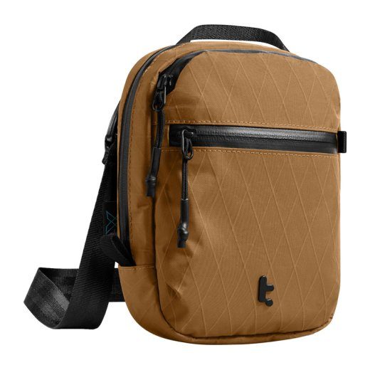 TOMTOC Aviator-T37 reisekott õlarihmaga X-Pac 1.3L (pruun)