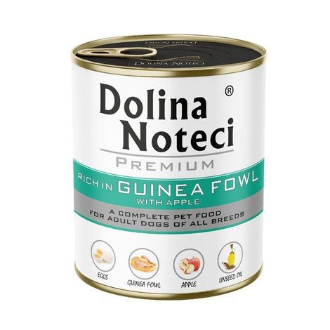 DOLINA NOTECI Premium rikas hani ja õunaga – märg koerasööt – 800g