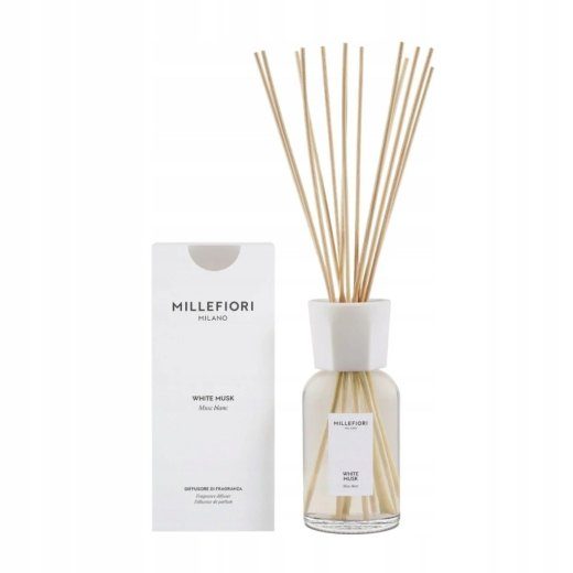Valge muskus Millefiori roogdifuusor 500 ml