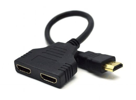Gembird DSP-2PH4-04 2x HDMI kaabel HDMI tüüp A (standardne) must