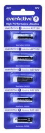 5 x everActive 27A 12V alkaline batteries - blister 5 pcs