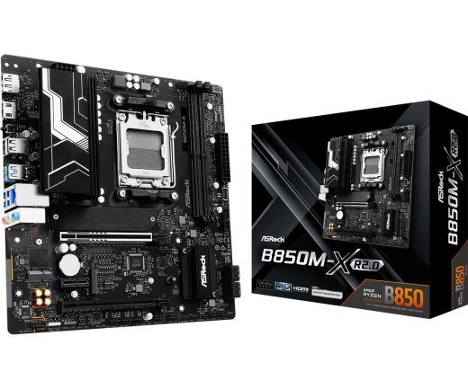 Asrock B850M-X R2 AMD B850 AM5 micro ATX emaplaat