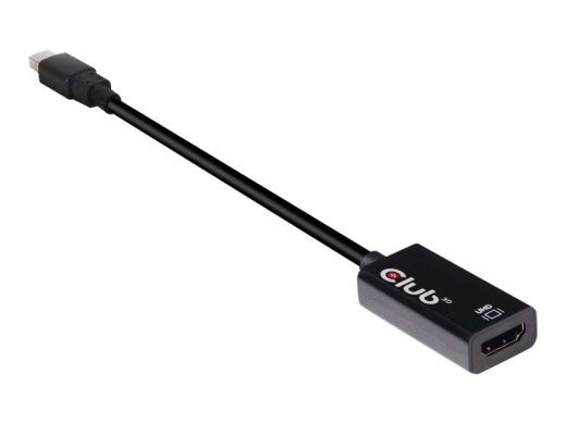 Club 3D CAC-1180 Mini DisplayPort 1.4 kuni HDMI 2.0a adapter must
