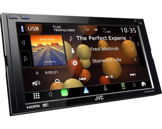 JVC KW-M875DBW auto meedia vastuvõtja must Wi-Fi 180 W Bluetooth