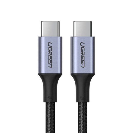 UGREEN US316 USB-C kuni USB-C kaabel 100W 5A 3m / must