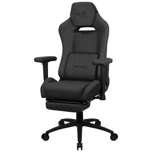 Aerocool ROYALASHBK premium ergonoomiline mängutool jalgadega must