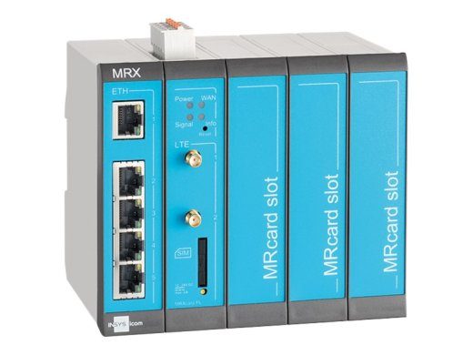 INSYS icom MRX MRX5 LTE maršrutizatorius, 5 prievadų belaidis laidinis perjungiklis