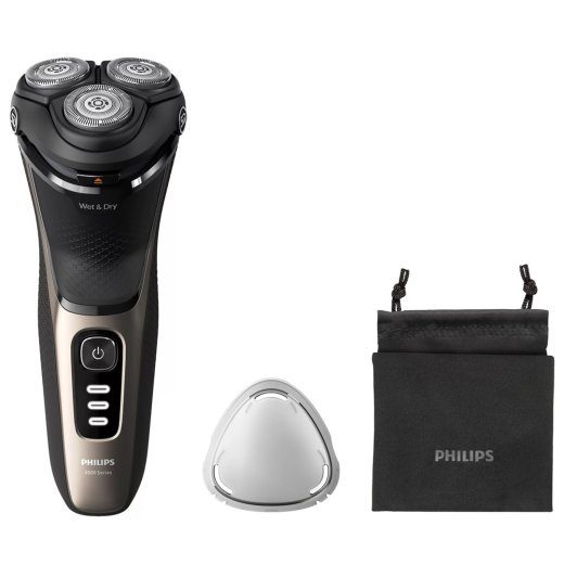 Philips 3000 seeria S3242/12 märg- ja kuivajamisel kasutatav elektriline habemeajamisasemed