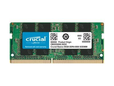 Crucial DDR4 SDRAM 8GB 3200MHz CL22 260-PIN SO DIMM