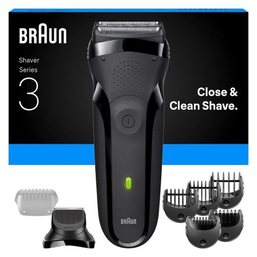 Braun Series 3 300BT Juhtmevaba habemeajamisaparaat must